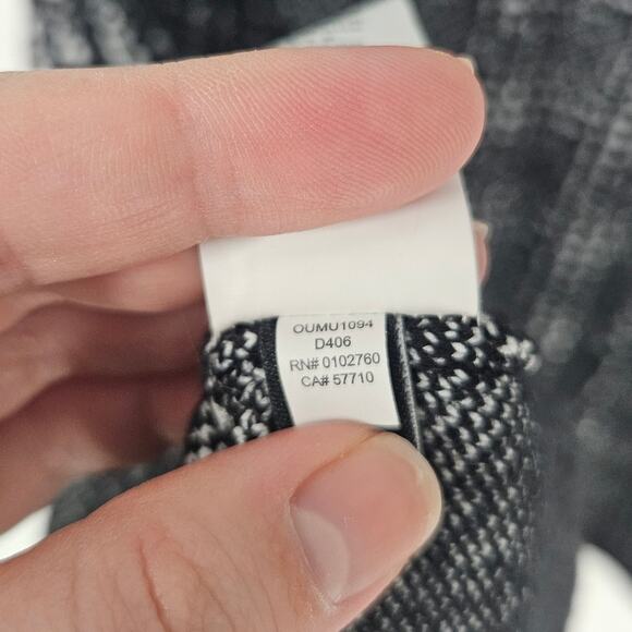 Kate Spade Black White Out West Mod Plaid Sweater Dress S - Picture 9 of 10